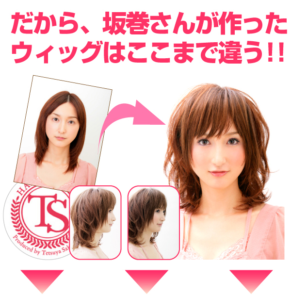 坂巻哲也さんのウィッグ | loneoakpoint.com